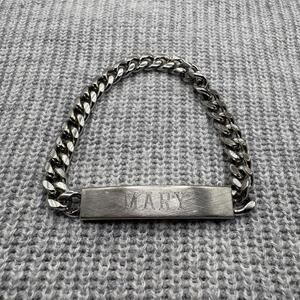 Vintage Speidel U.S.A. ID Bracelet Engraved MARY